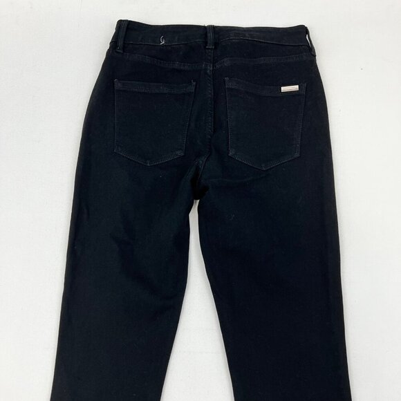 WHBM The Sculpt Skinny Ankle Jeans Studded Mid Rise Black Size 2 - Picture 6 of 10